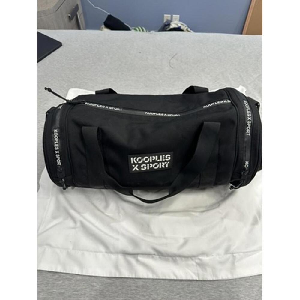 The Kooples Spring summer 2020 weekend bag Black in Polyester